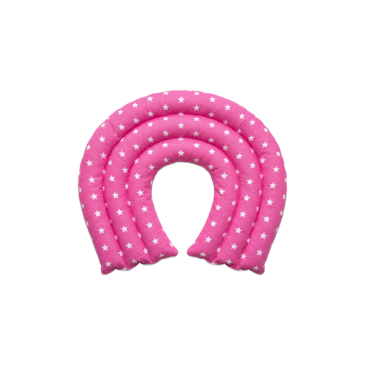 Schulter-Nackenkissen Sterne Rosa – Produktfoto