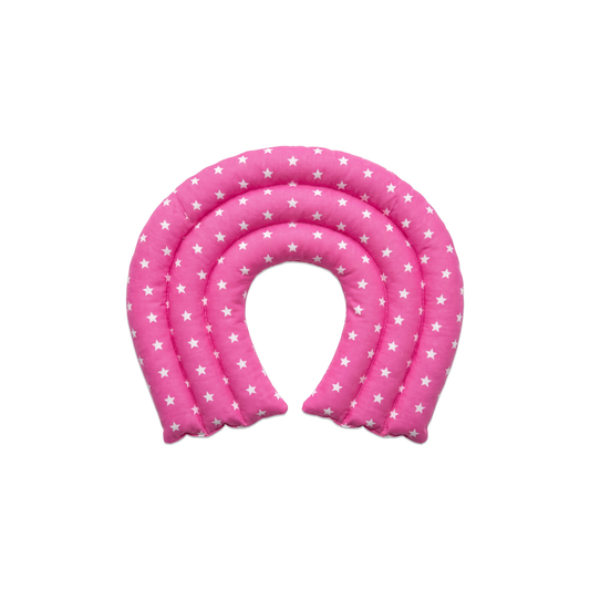 Schulter-Nackenkissen Sterne Rosa – Produktfoto