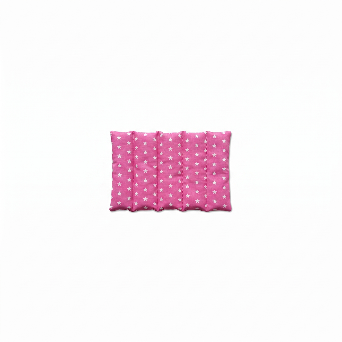 Kleines Roggenkissen Sterne Rosa – Produktfoto